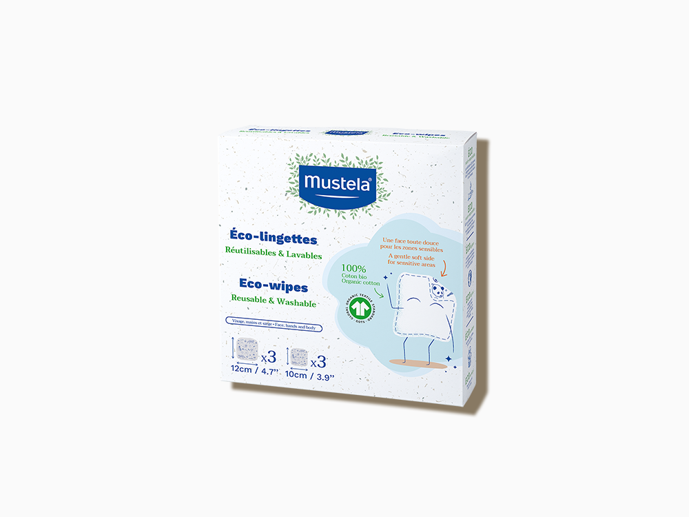 Mustela Toallitas Limpiadoras Biodegradables y Compostables Pack Ahorro